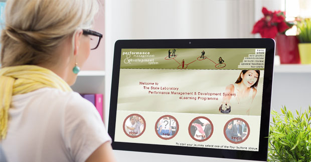 Screenshot: Performance Management eLearning Programme Screenshot: Performance Management eLearning Programme