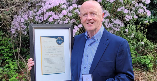 Conor receives AIBF "Best in Class Digital Learning Company." Conor receives AIBF "Best in Class Digital Learning Company."