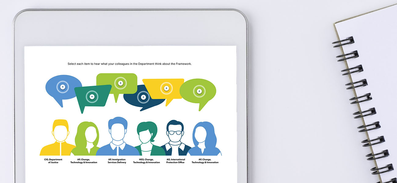 Screenshot Of Department Of Justice Change Management ELearning Course