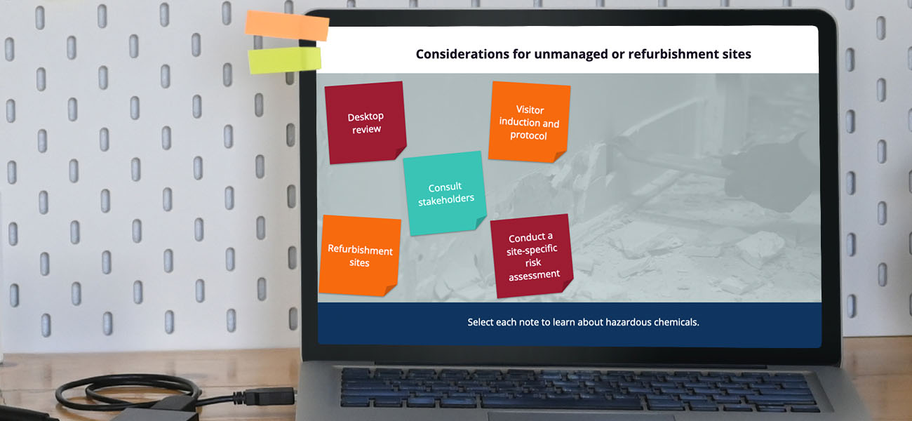 Screenshot Of Site Visitor Safety ELearning Course