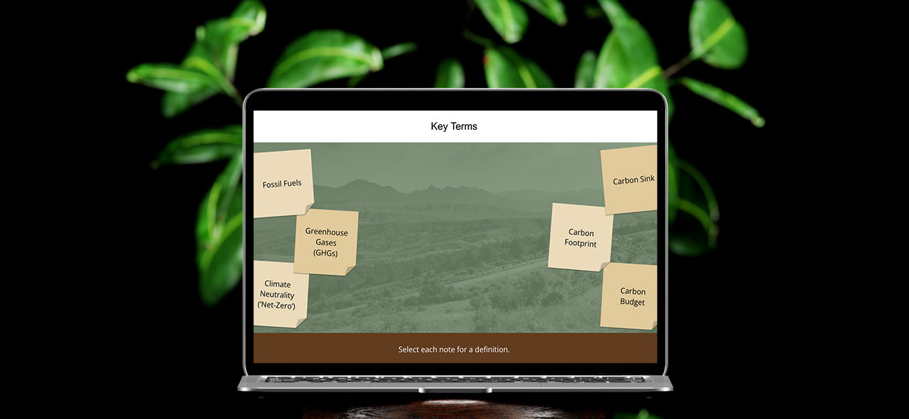 Screenshot Of Introduction To Climate Change ELearning Course