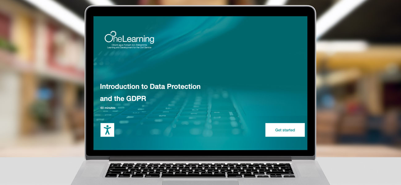 Screenshot: OneLearning Data Protection And The GDPR Course