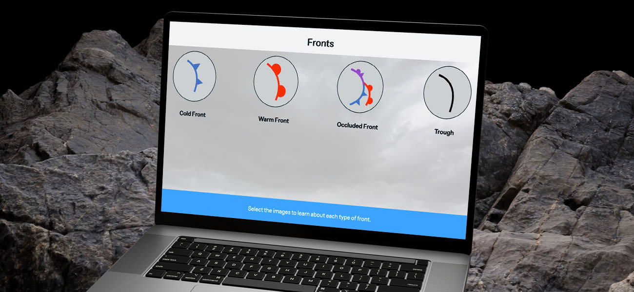 Screenshot Of StormGeo ELearning Course