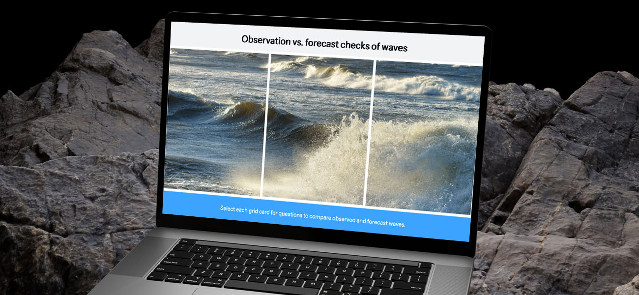 Screenshot Of StormGeo ELearning Course