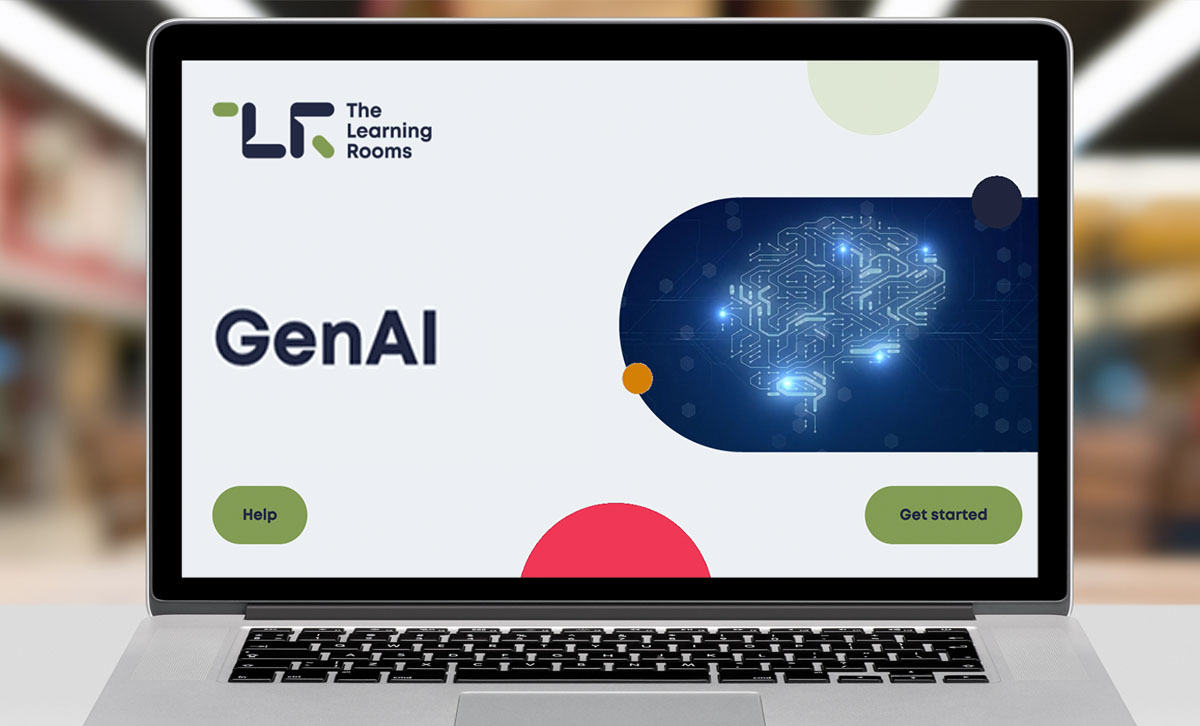 Screenshot of GenAI Esentials eLearning course.