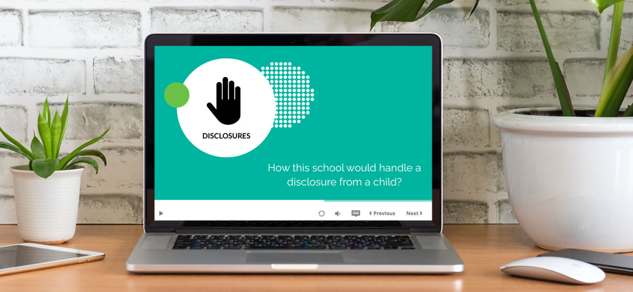 Screenshot: Child Protection ELearning