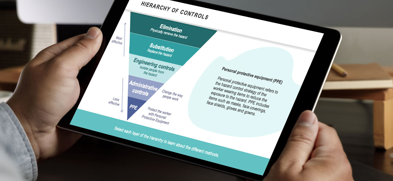 Screenshot: Covid-19 Compliance Officer ELearning