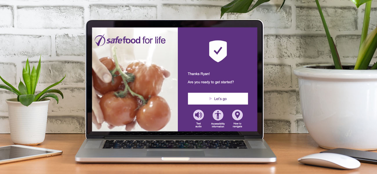 Screenshot: Food Safety ELearning