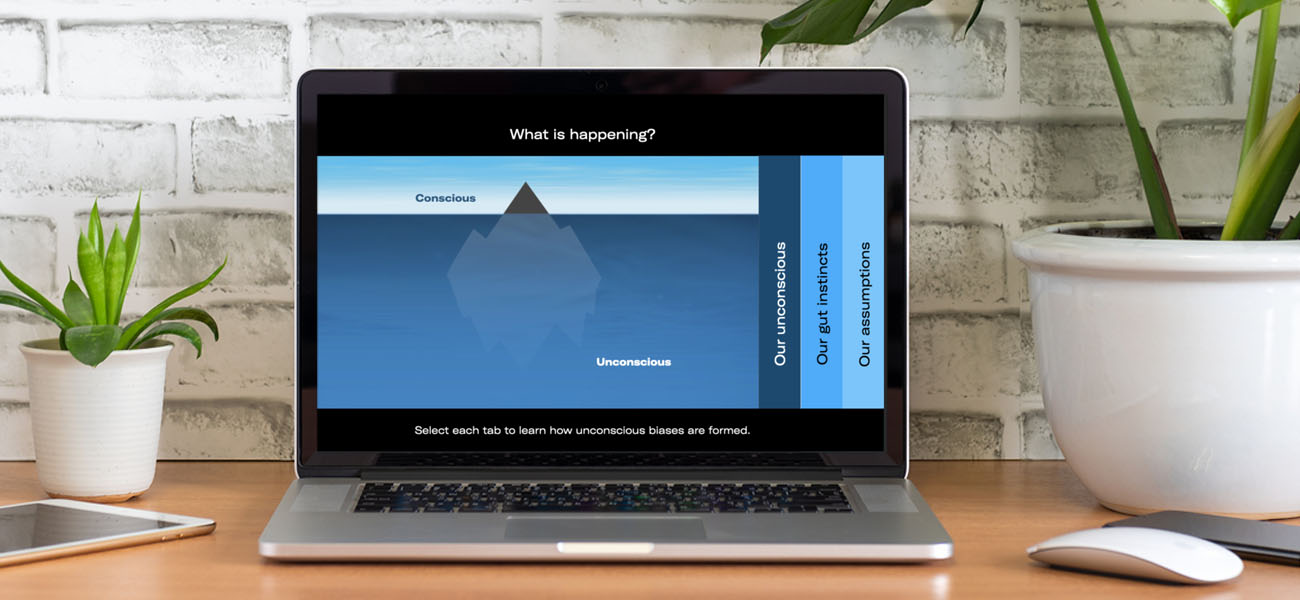 Screenshot: Unconscious Bias ELearning