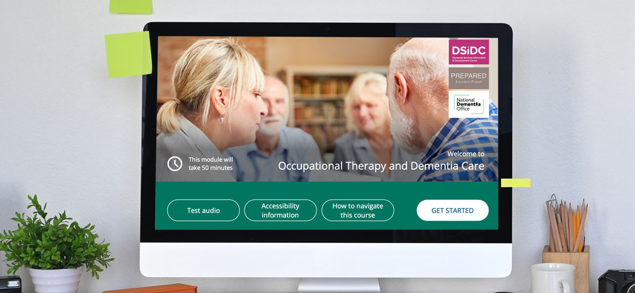 Screenshot: Dementia Care ELearning