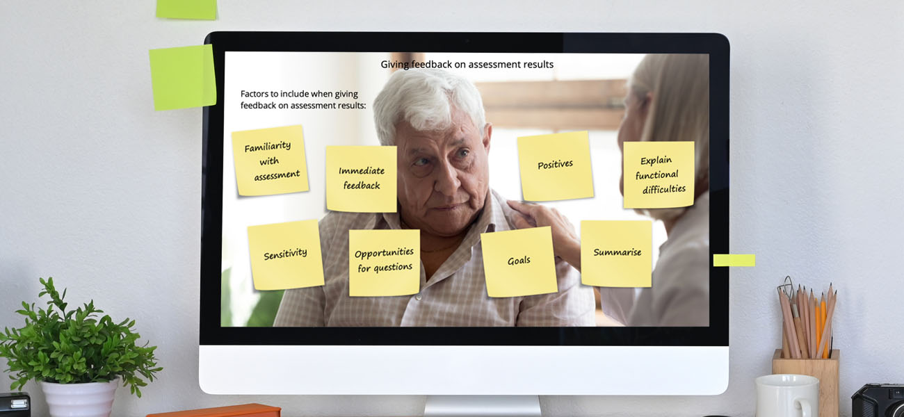 Screenshot: Dementia Care ELearning