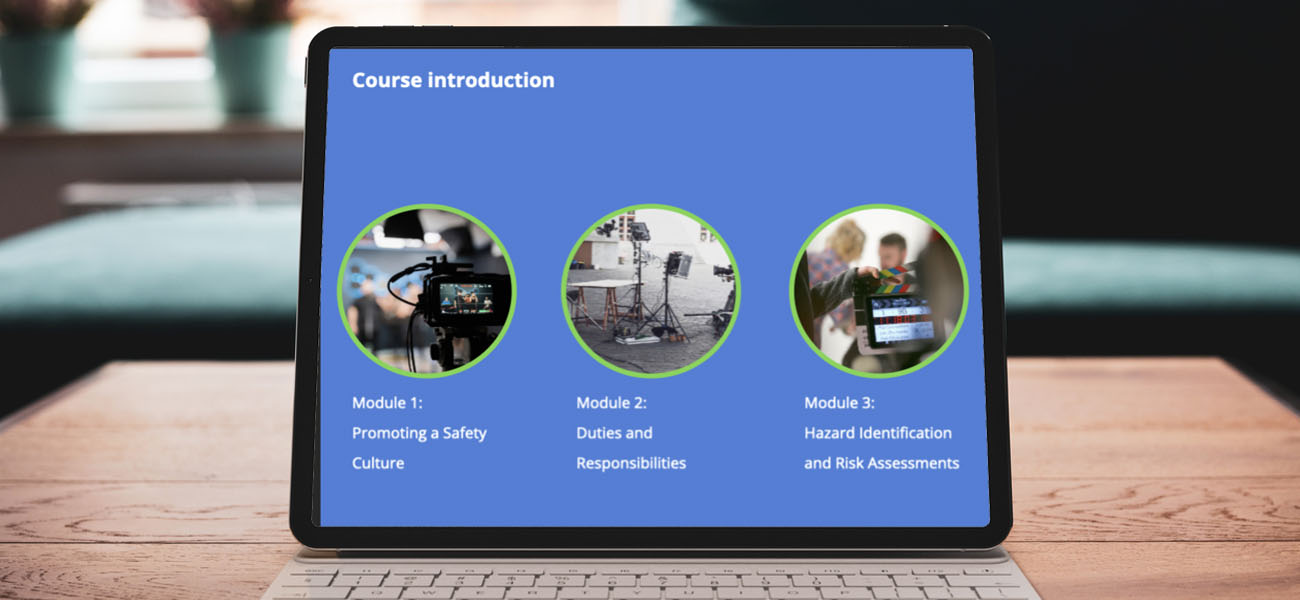 Screenshot: Online Health And Safety Course