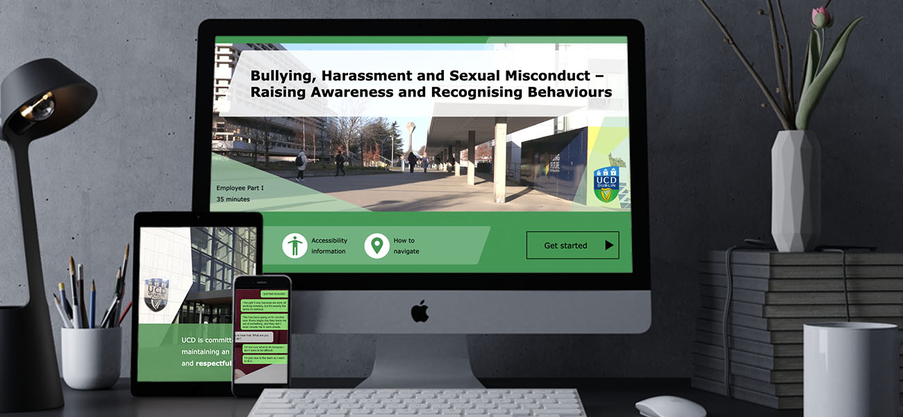 Screenshot: Building A Respectful Culture At UCD ELearning