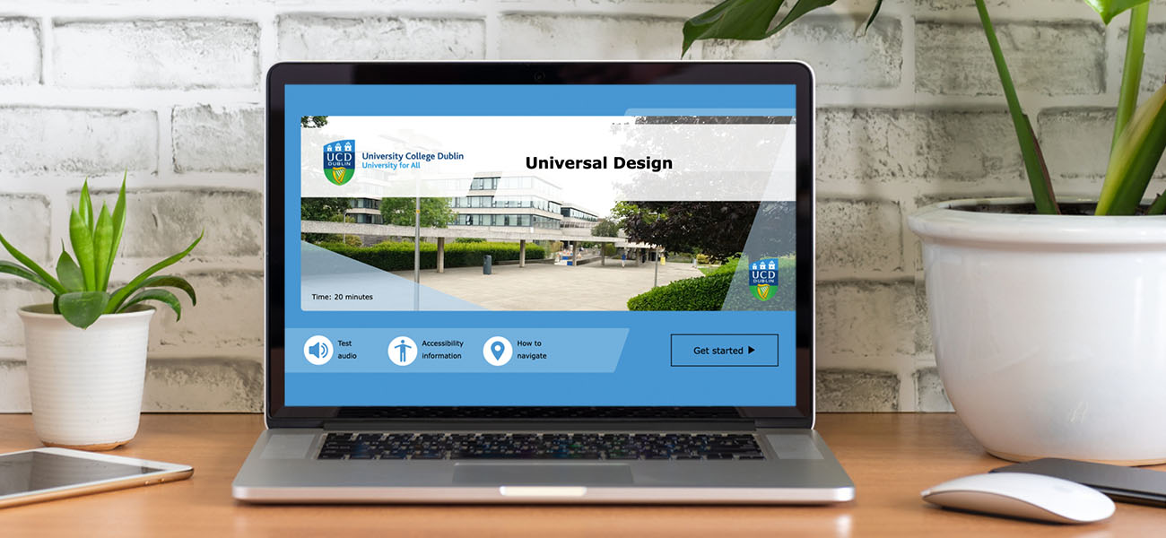 Screenshot: Online Universal Design Training