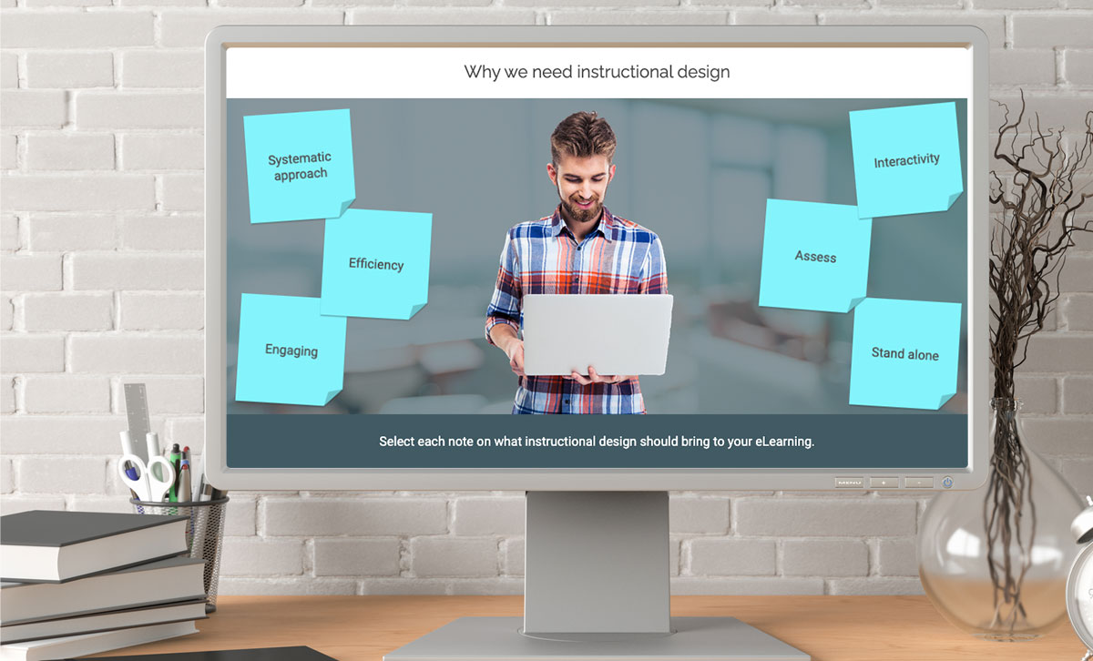 Screenshot showing why we need instructional design slide from Instructional Design online course.